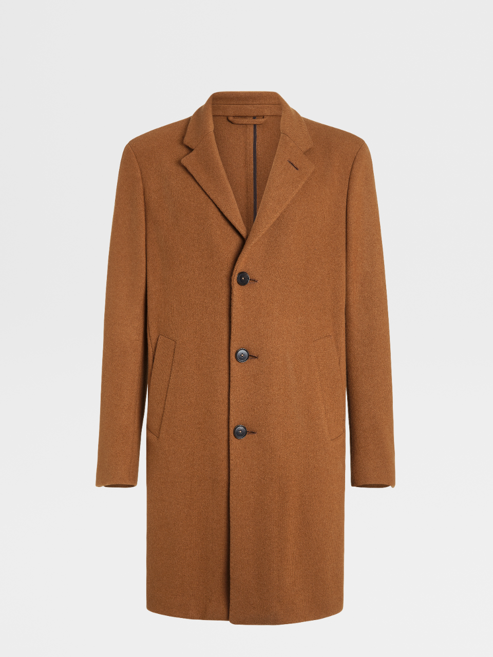 Cashmere and Vicuna Jersey Coat